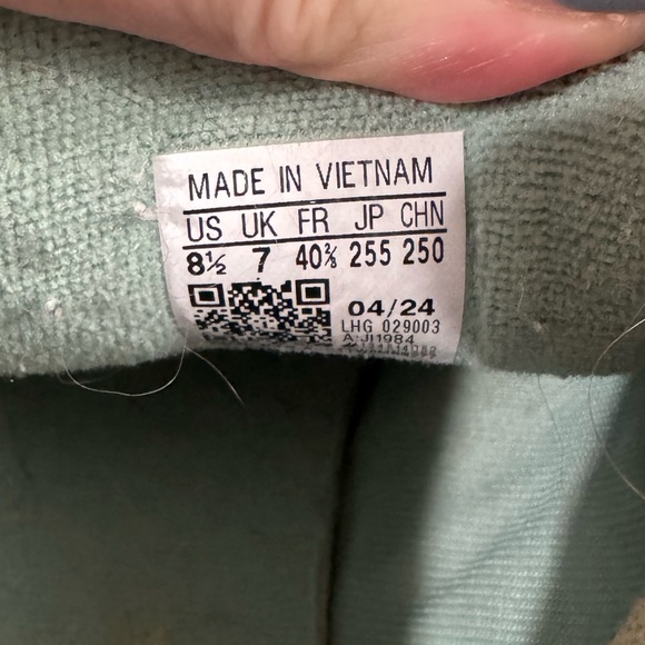 Adidas Pastel Blue Suede Campus Sneakers Size 8.5 - Picture 13 of 15